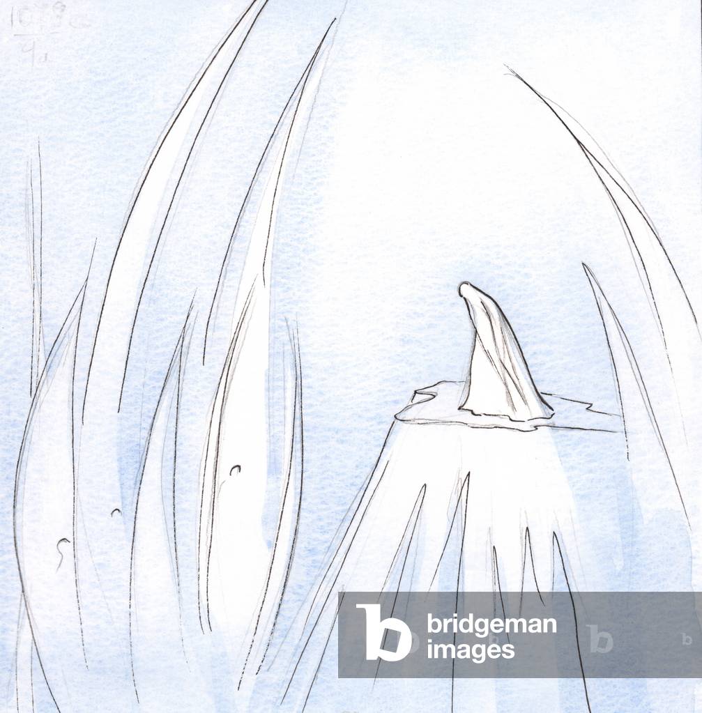 La Madonna dà ogni onore e adorazione a Dio, come ogni creatura dovrebbe., 2001 (w/c su carta)