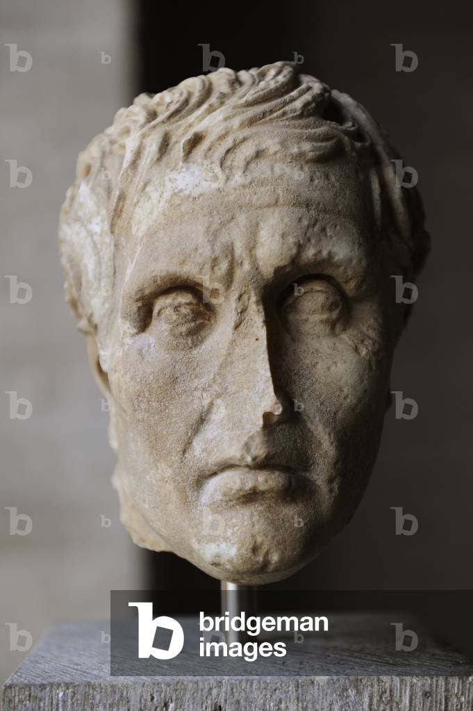 Menandro (ca.342-ca.292 a.C.). Ritratto.