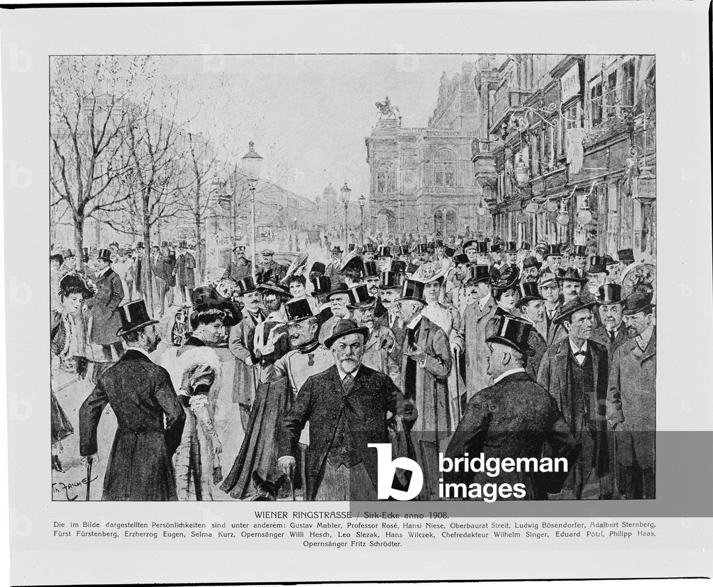 Image of Print depicting Vienna 1 1908 by Theodore Zasche