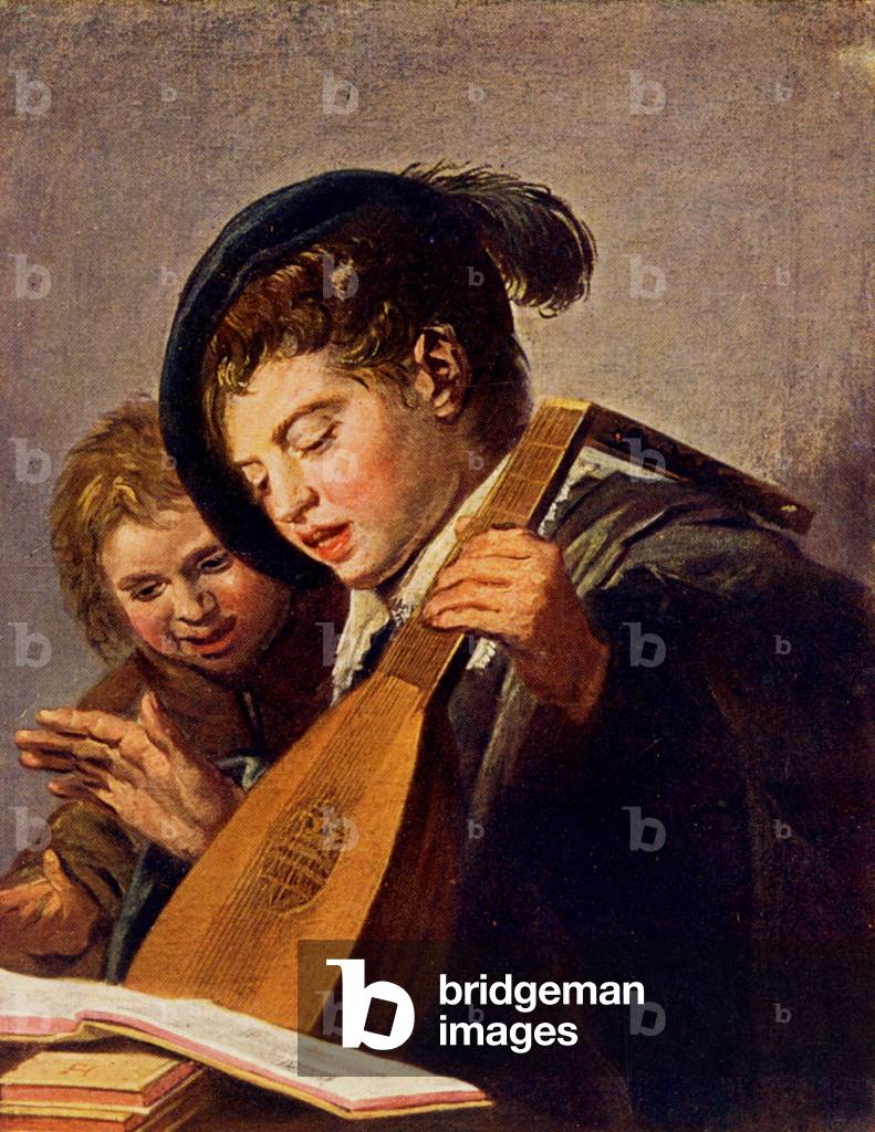 Immagine di Dipinto "'I ragazzi che cantano' (olio su tela)"
