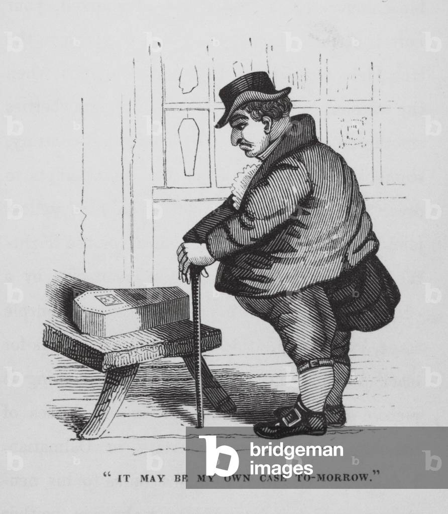 "«Domani potrebbe essere il mio caso» (incisione)" 1801 di English School
