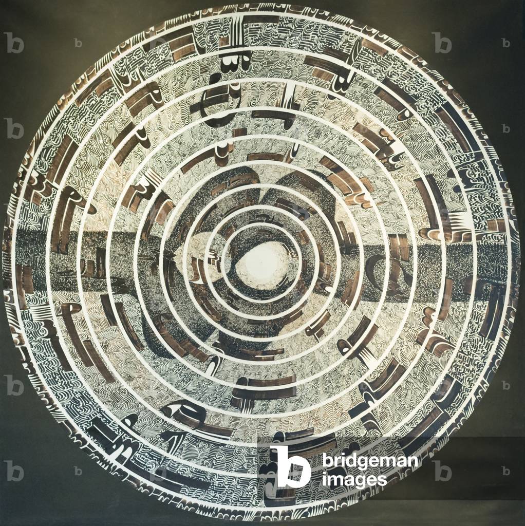 Calligraphic painting, 1975 (oil on canvas)