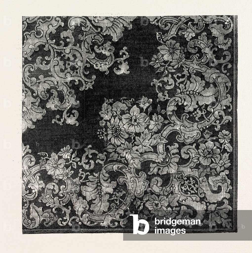 Image of Engraving depicting Table Cover 1851