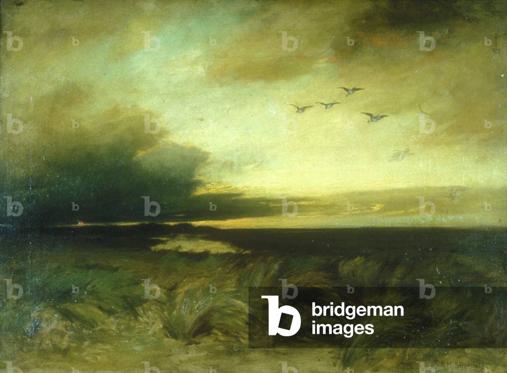 Immagine di Dipinto "Serata vicino Rockaway (olio su tela)" di Roswell M. Shurtleff