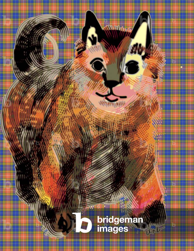 "Calico Pussy Katze" von Diana Ong