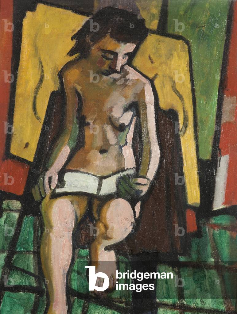 "Nudo che legge" 1947 di Felice Casorati