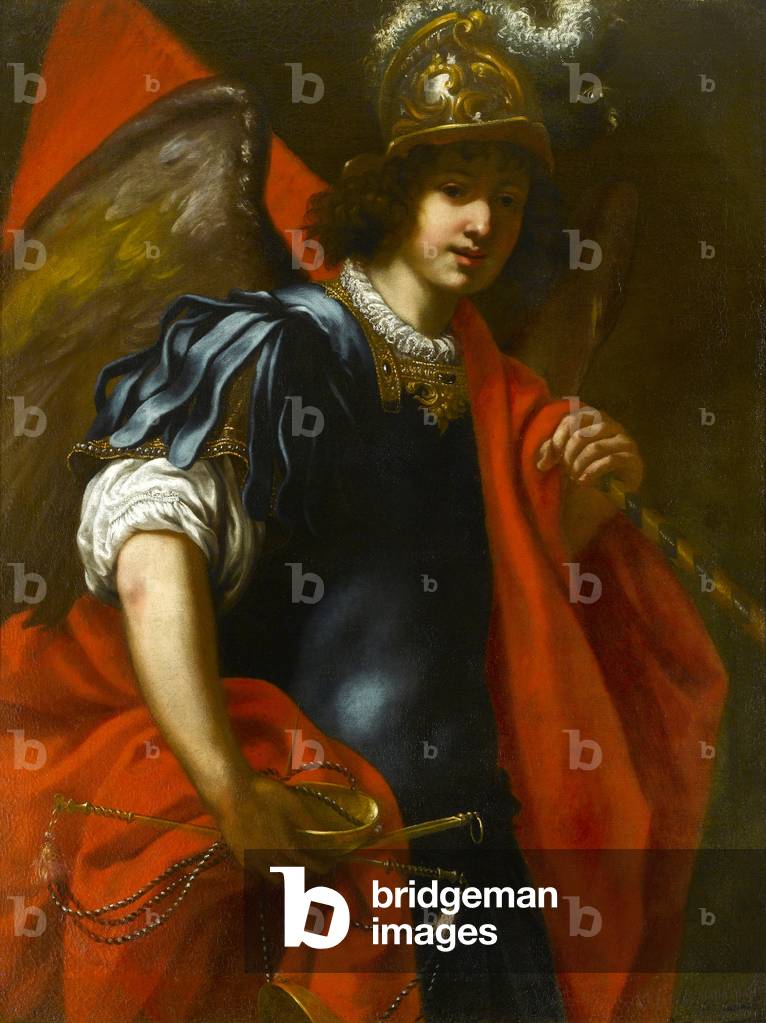 Immagine di Dipinto "L'Arcangelo Michele (olio su tela)" di Jacopo Vignali