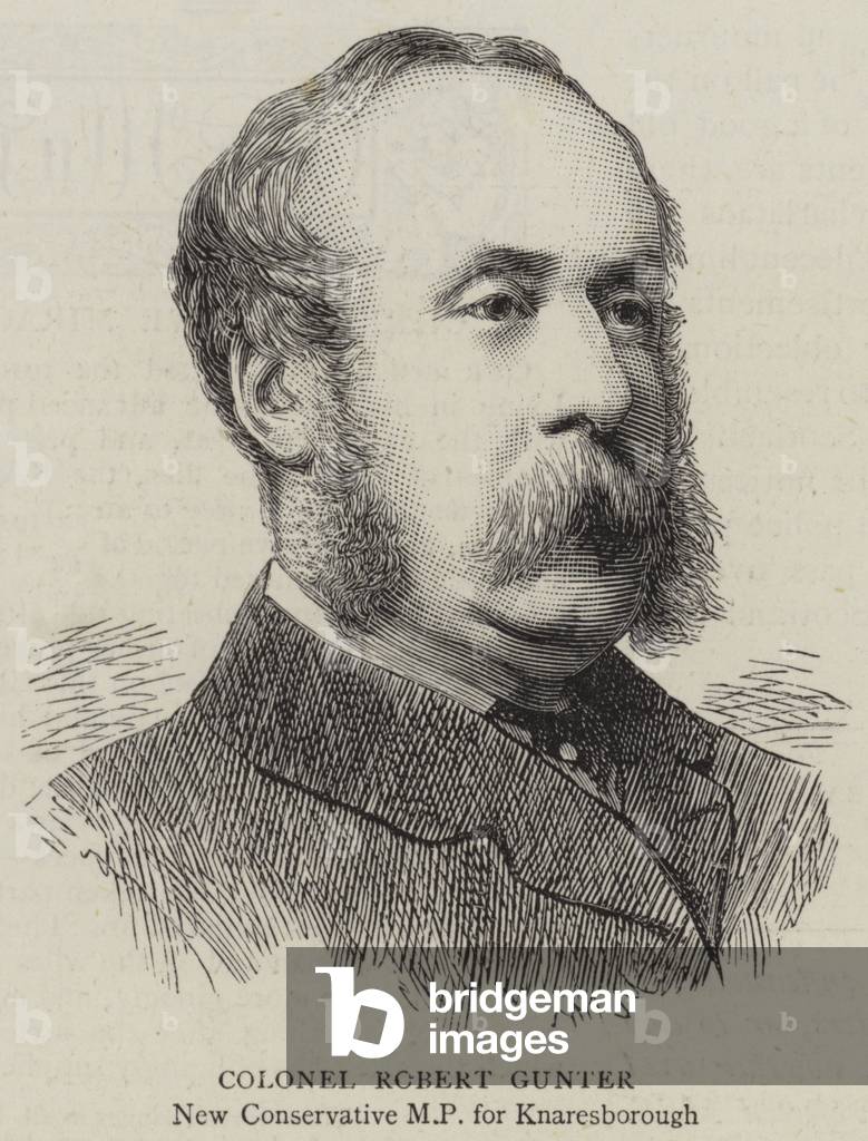 Colonel Robert Gunter (gravure)