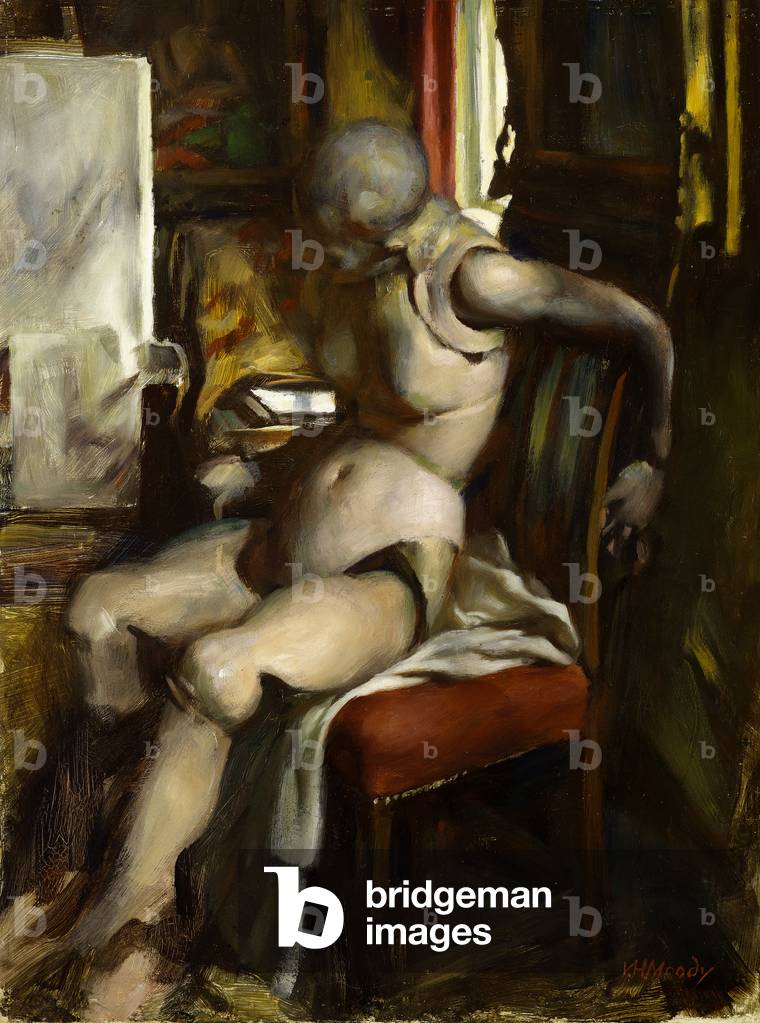 Die Laienfigur, 1942 (Öl auf Leinwand)