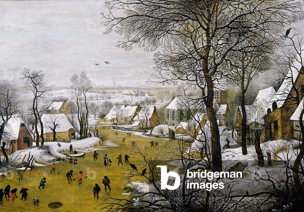 La trappola per uccelli (olio su tavola)