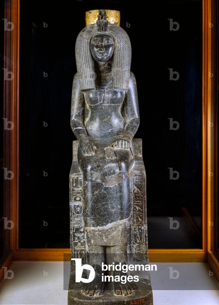 Immagine di Scultura "Arte egizia: Iside madre di Tuthmosis III" di Egyptian 18th Dynasty
