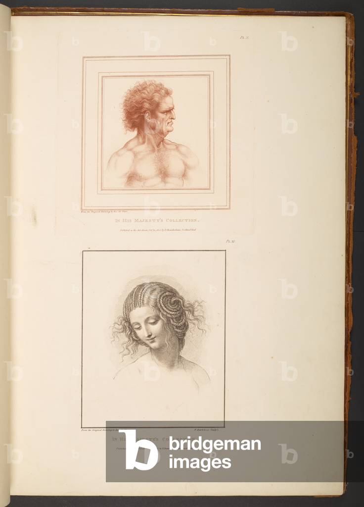Léonard 1812 par English School, b/w