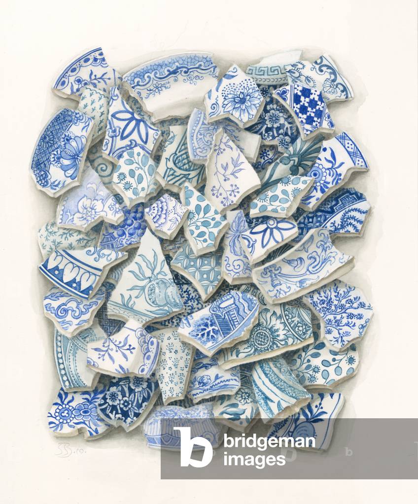 Image of Painting depicting Broken China by Jenny Barron