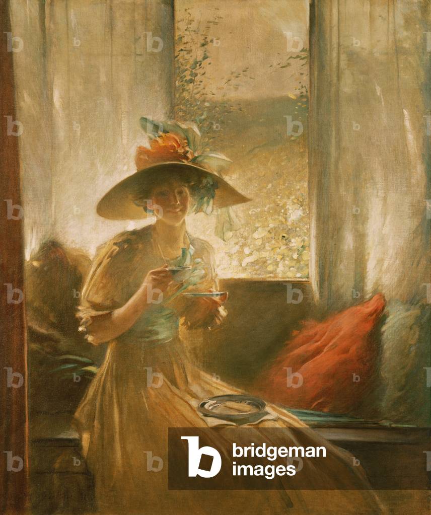 Il Gossip, 1912 (olio su tela)