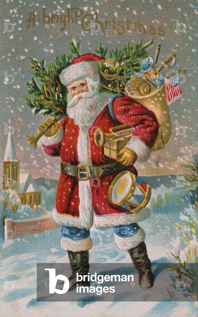 A Bright Christmas Illustration 1907 by Unknown Artist
