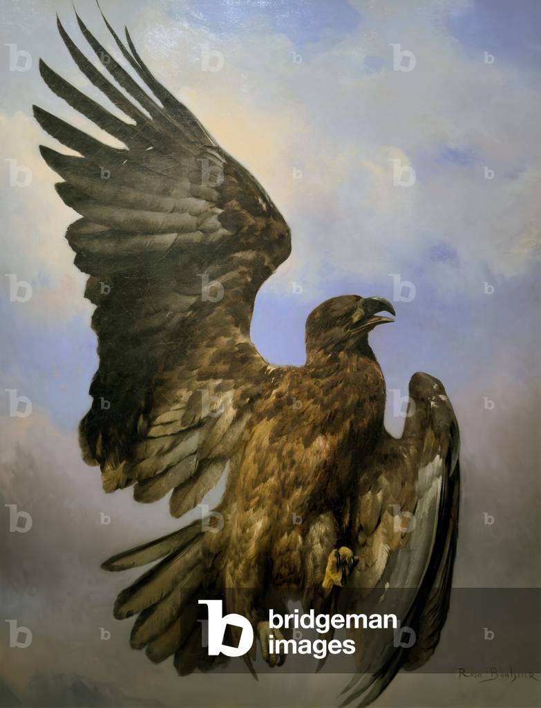 Image of Painting depicting The Wounded Eagle 1870 by Rosa Bonheur