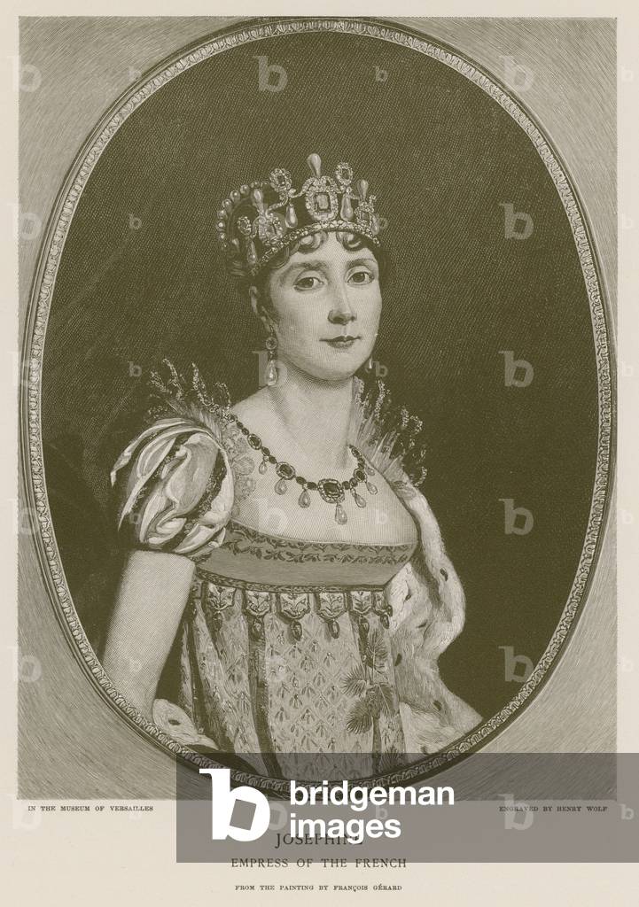 Josephine by Francois Pascal Simon Gerard, b/w
