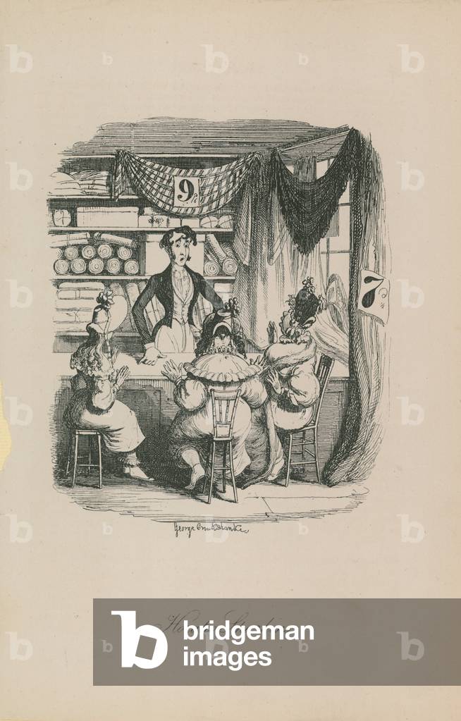 "Horatio Sparkins (Gravur)" von George Cruikshank