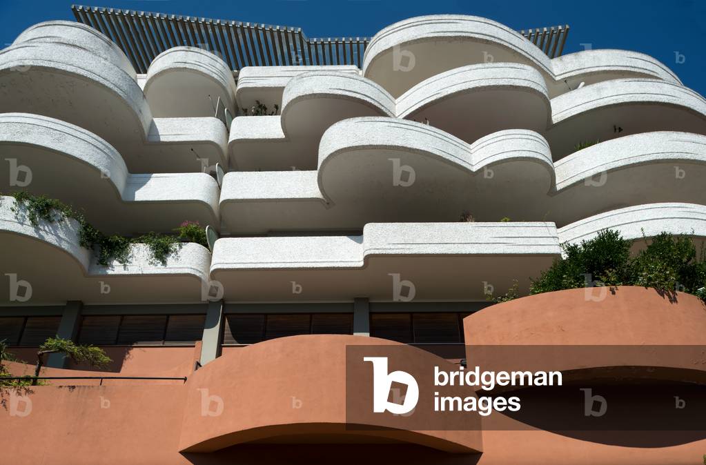 Architettura contemporanea: Palazzina San Maurizio, Via R. Romei 35, Roma, Italia, 1962-1965