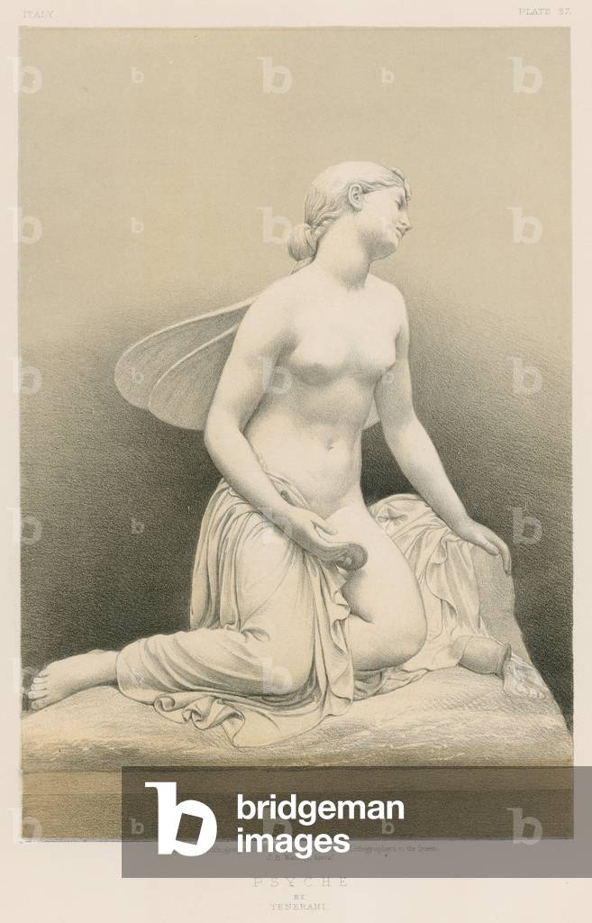Psyche von Tenerani (chromolitho)