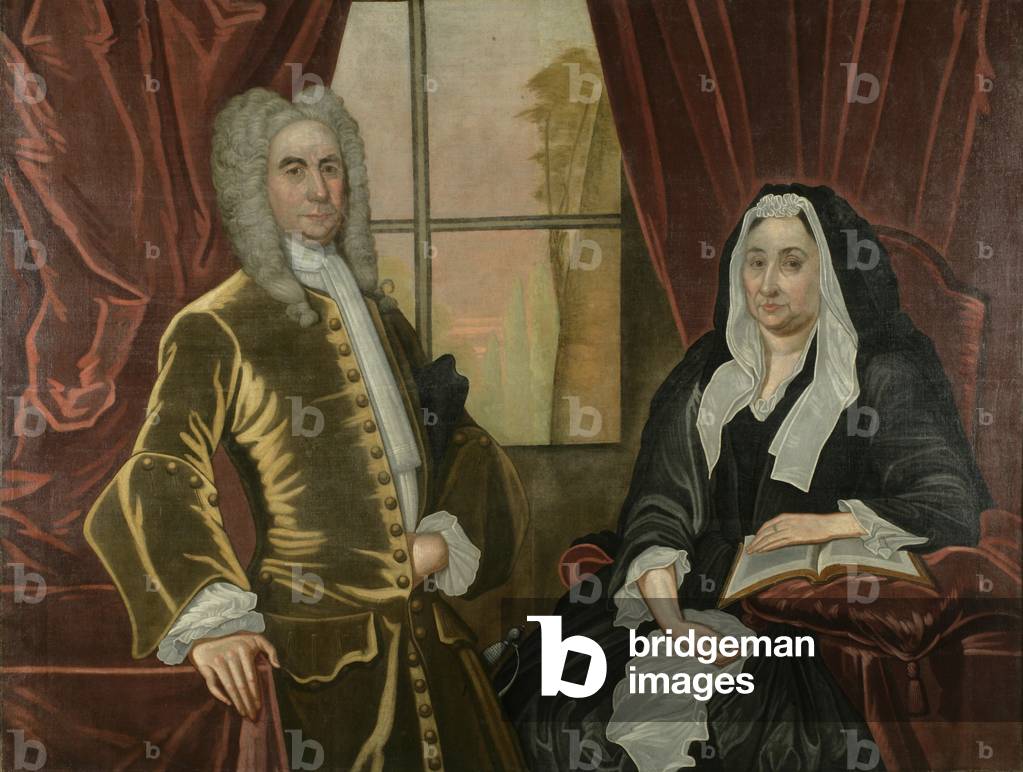 Captain and Mrs. Johannes Schuyler, c.1725-35 (oil on canvas)