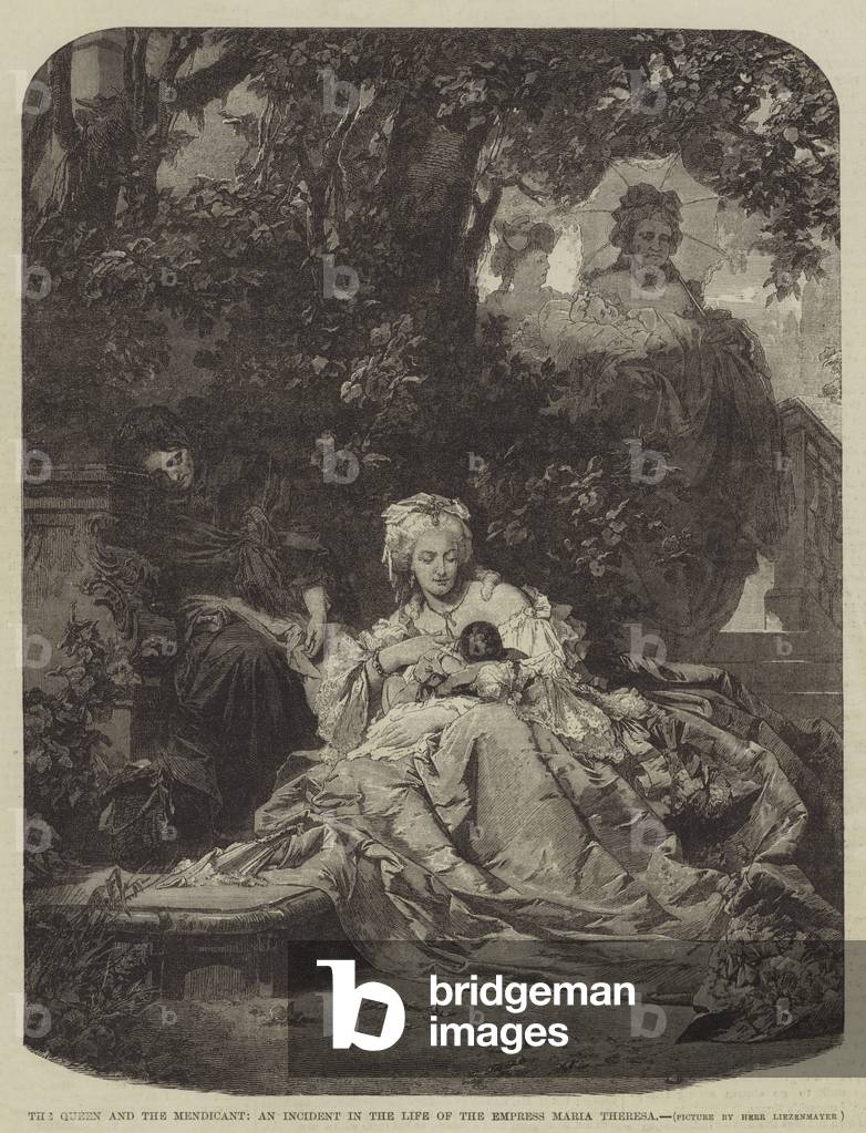 The Queen and the Mendicant by German Artist