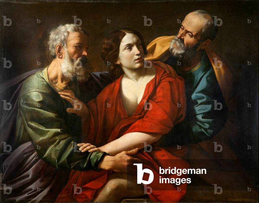 Susanna und die Ältesten, um 1610-20 (Öl auf Leinwand)