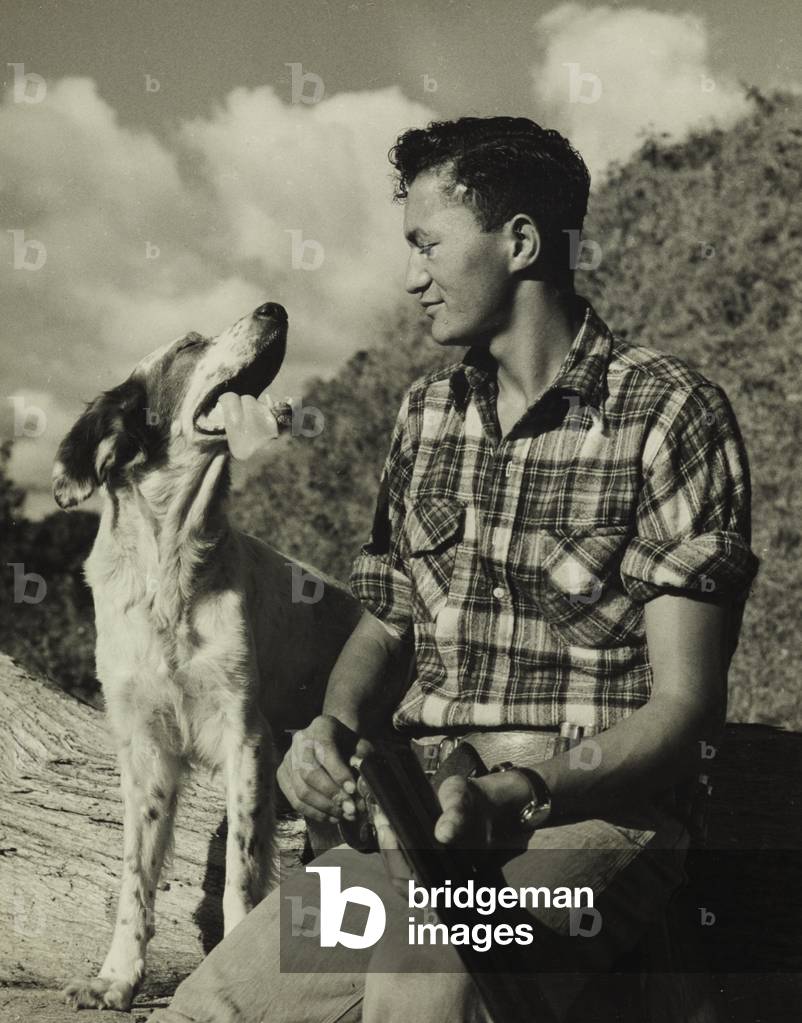 Image of Photography depicting Boy Wikaira, 1957 by Eric Lee-Johnson, b/w