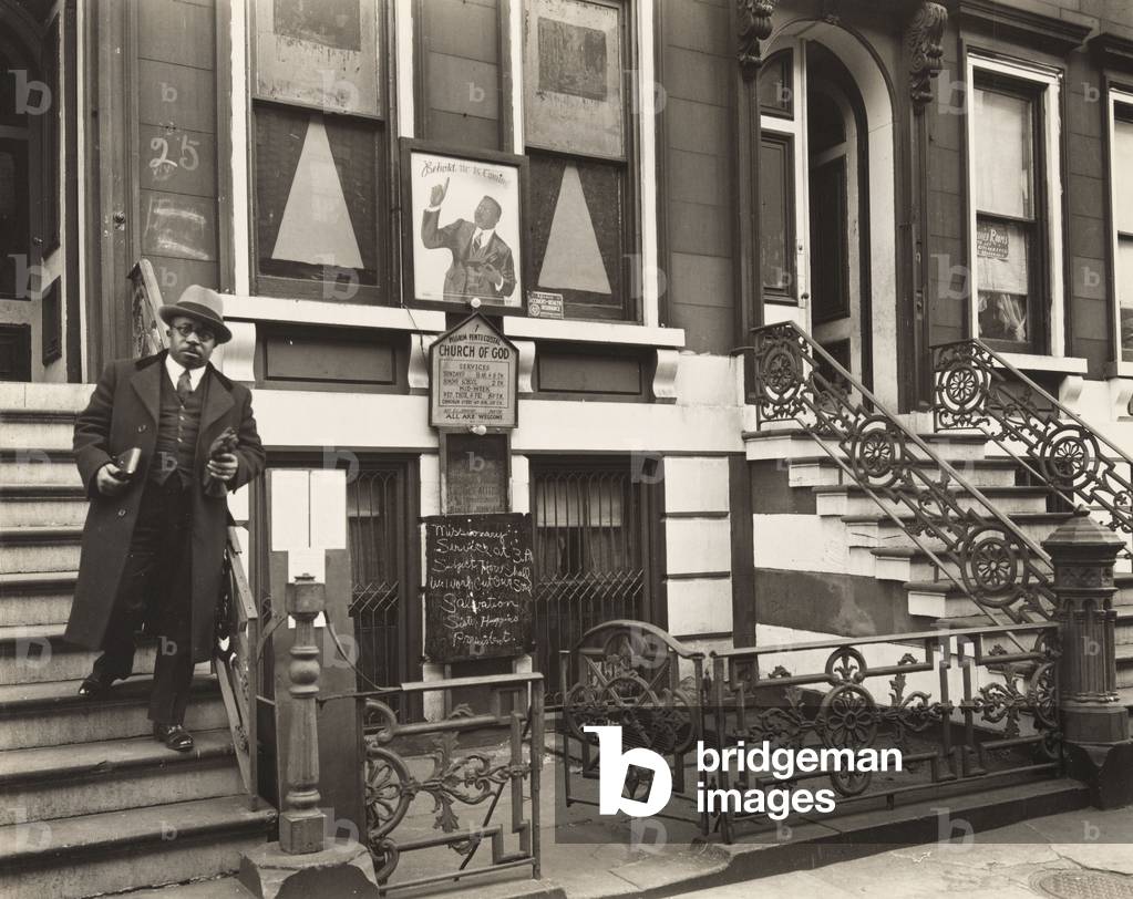 Church of God, 25 East 132nd Street, 1936 (b/w photo)