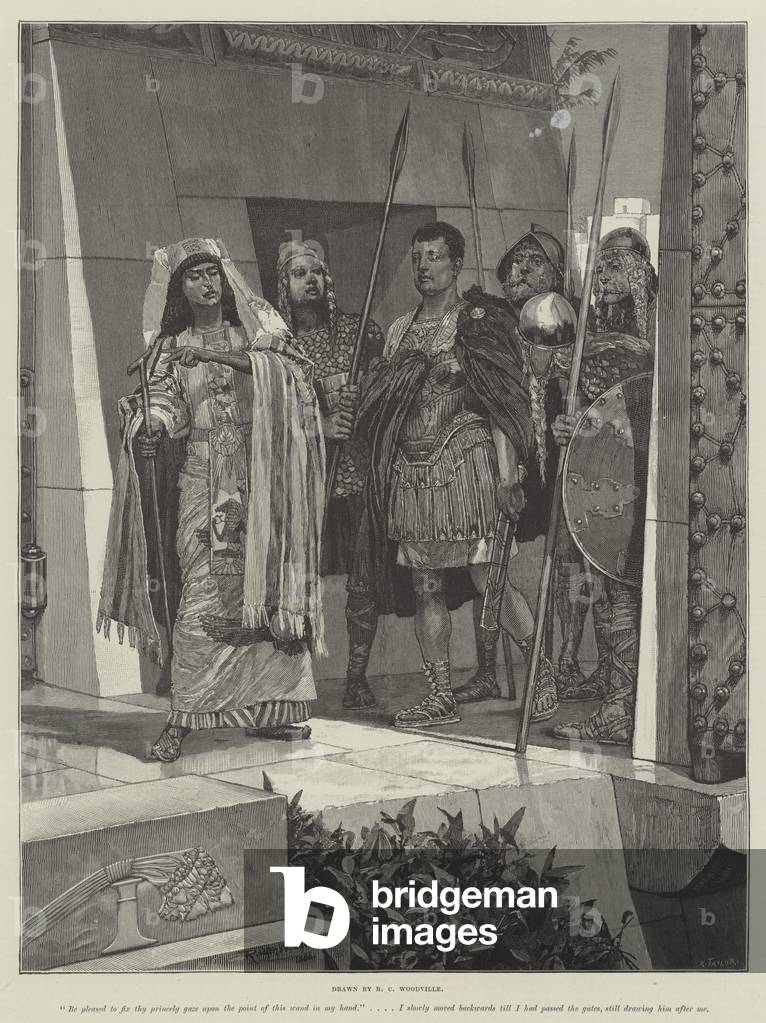 Kleopatra, von H Rider Haggard (Gravur)