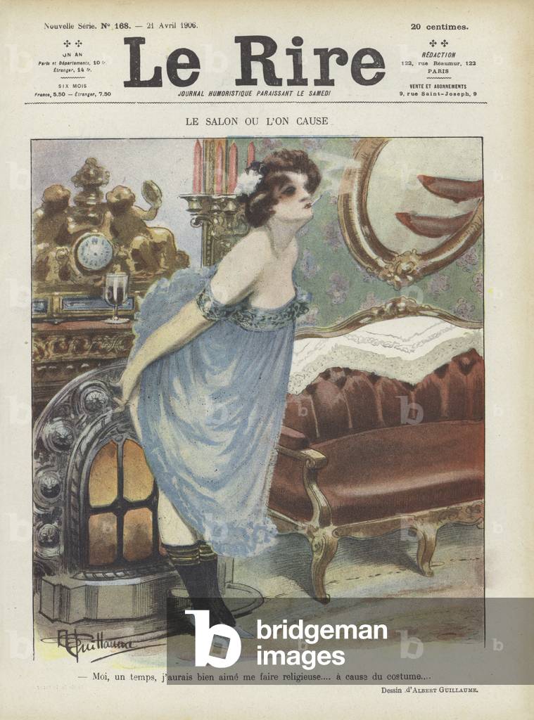 Illustrazione per Le Rire (color lito)