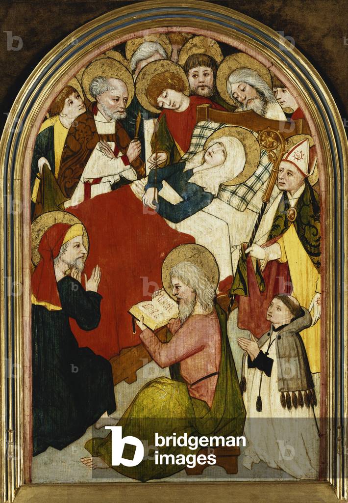 Immagine di Dipinto "la morte di dopodomani vergine olio su tavola" di Hans Multscher