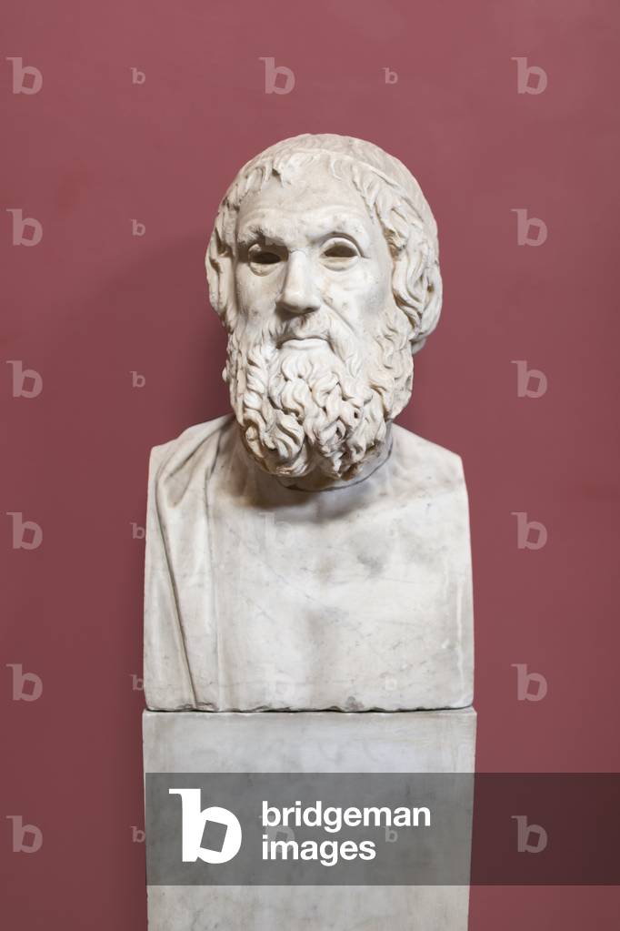 Porträt von Sophokles, Farnese Art, Vatikanische Museen, Rom, Italien