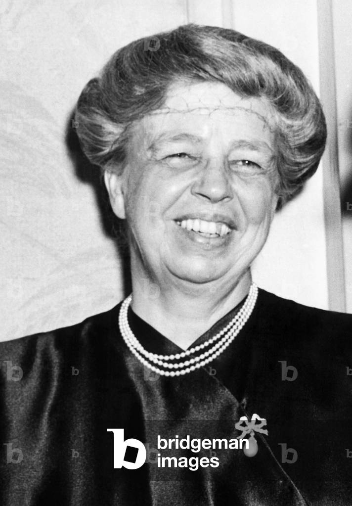 Former First Lady Eleanor Roosevelt (1884-1962), 1946