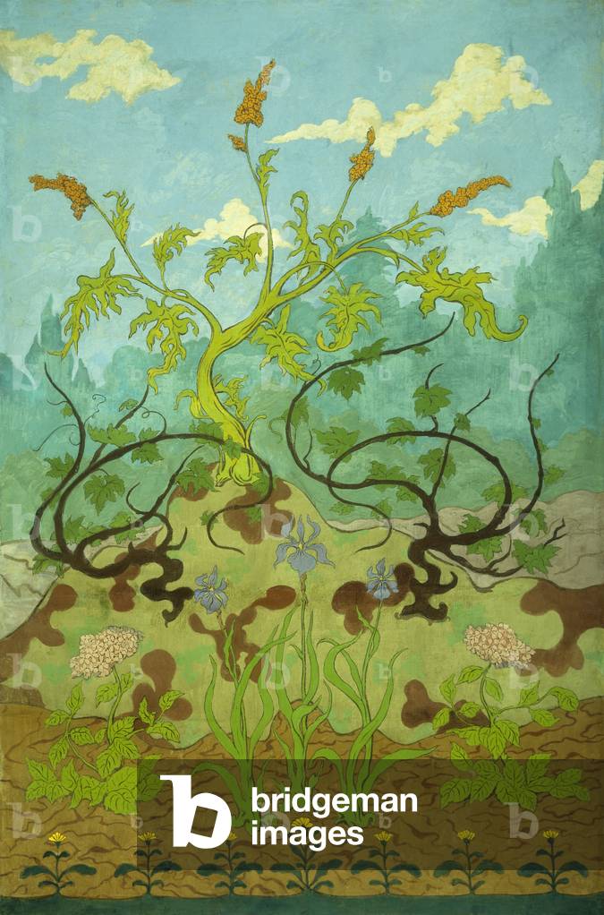 Goldenrod e malva iris; Jaunes et Iris Mauves, 1899 (olio su tela)