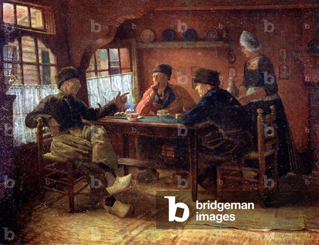 Ein Gasthaus in den Niederlanden, 1909 (Abbildung)