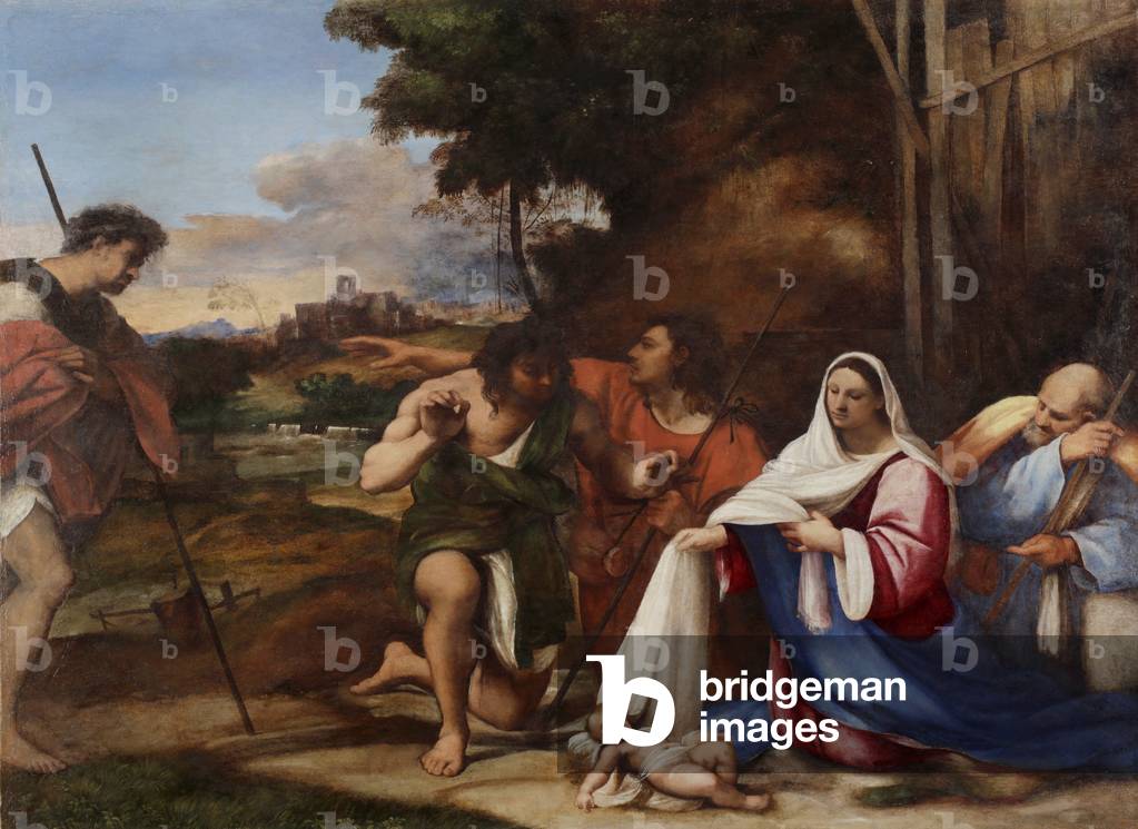 Anbetung der Hirten, 1510 (Öl auf Leinwand)