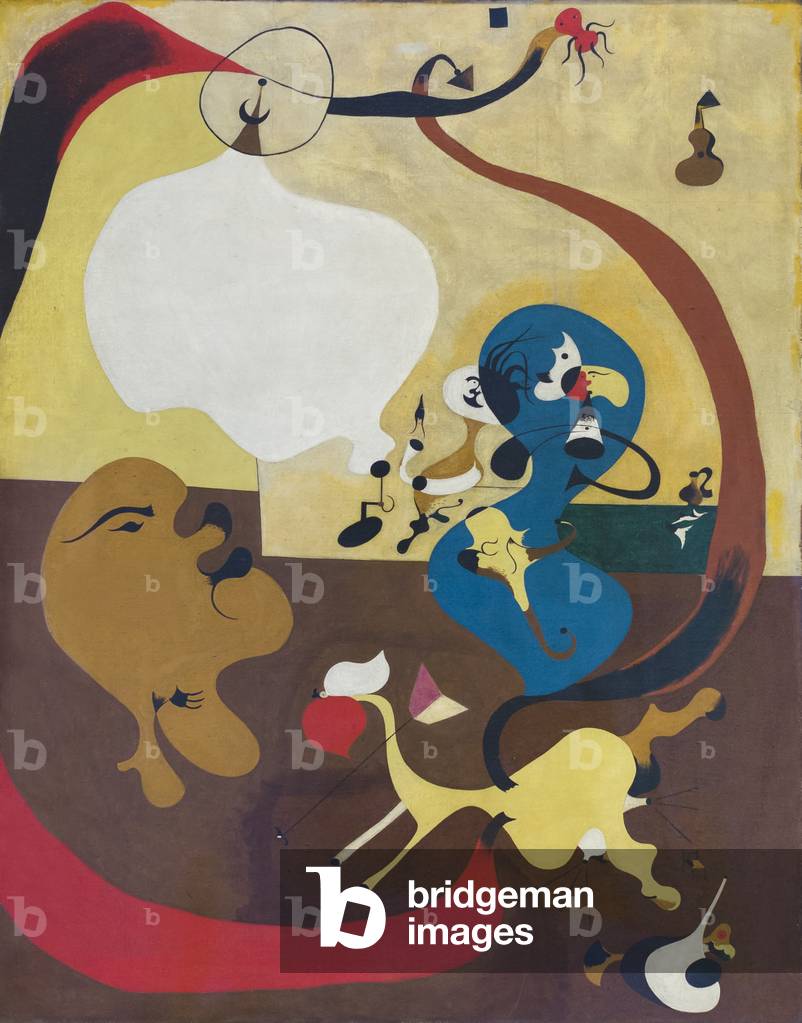 Bild von Gemälde "Niederländisches Interieur II" 1928 von Joan Miro