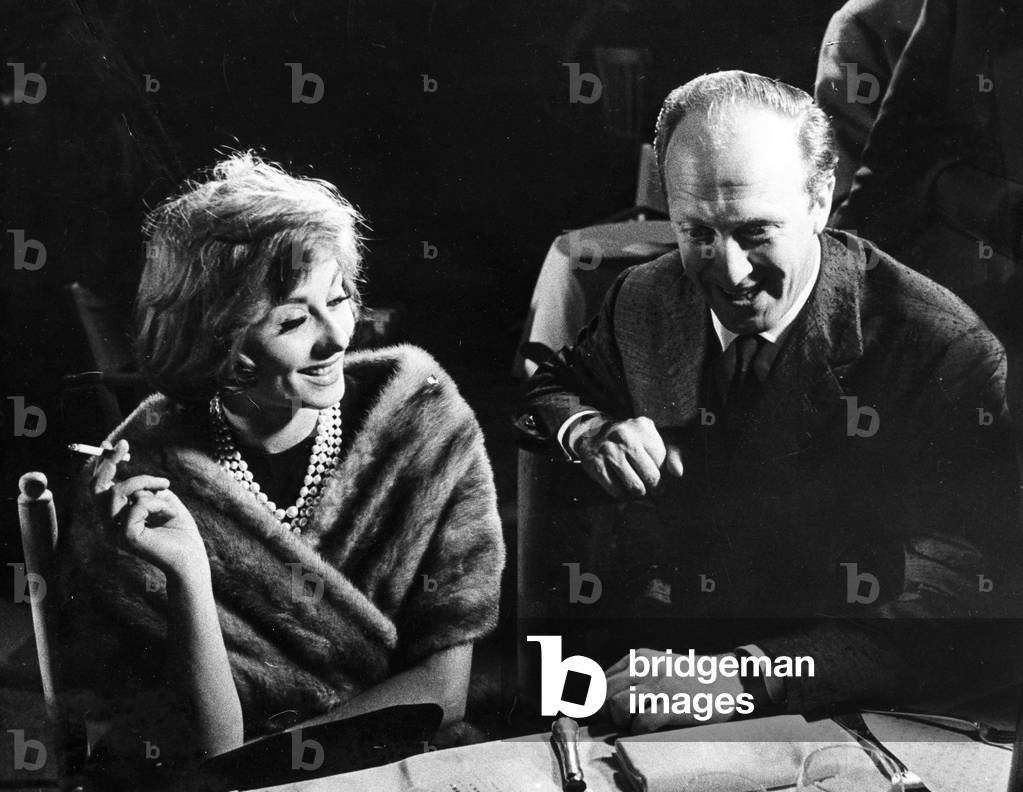 Sandra Mondaini, Raimondo Vianello, 1960 (s/w-Foto)