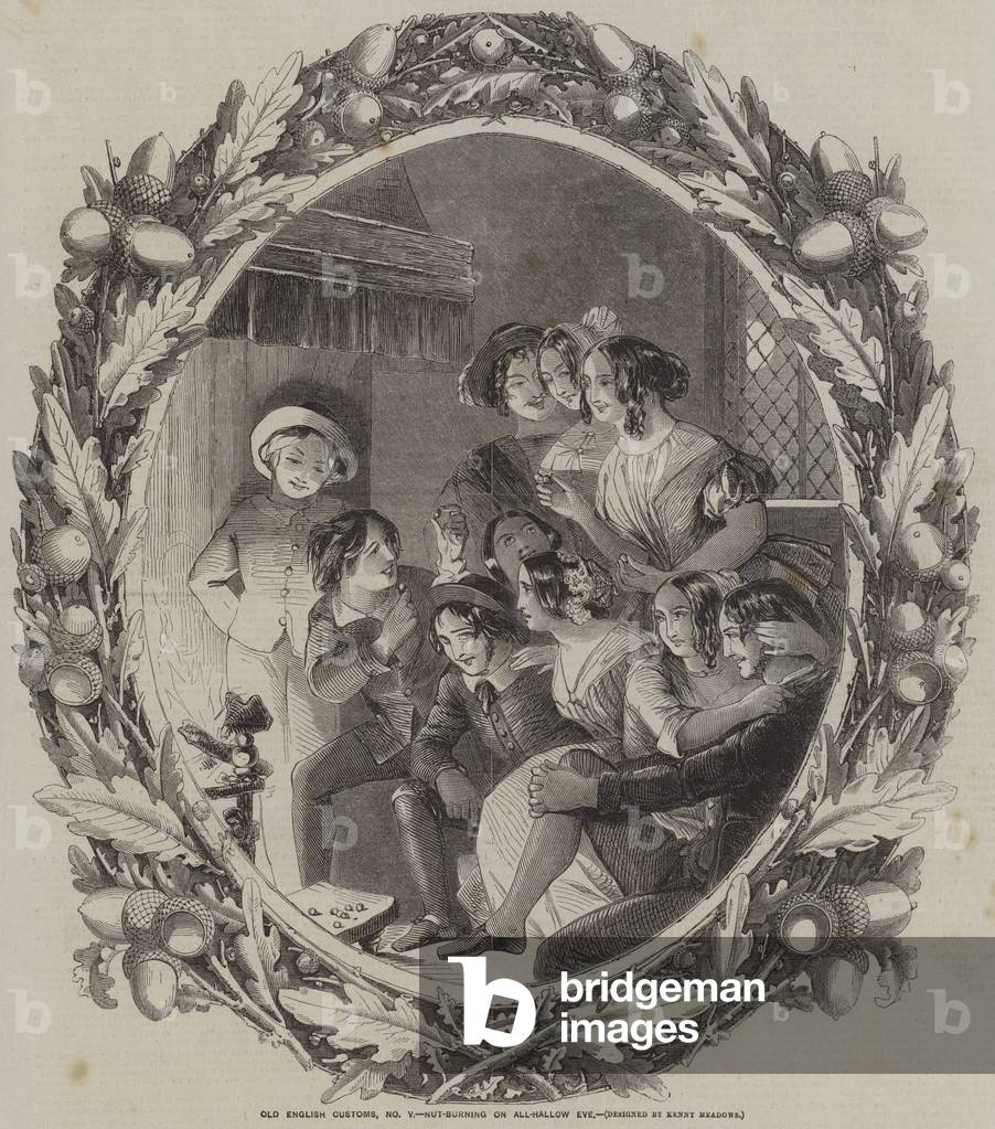 "Old Inglese Customs" di Joseph Kenny Meadows, b/w