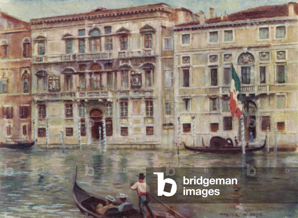 "Palazzi Mocenighi (colore lito)" di A. Trevor Haddon