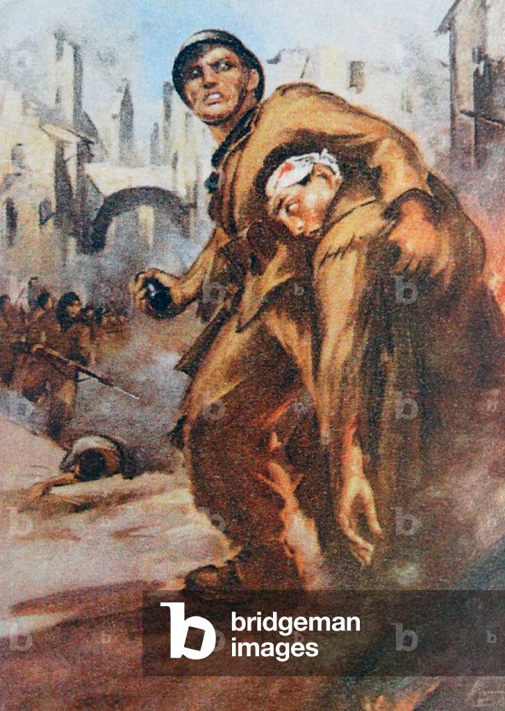 Immagine di Stampa "Volontario italiano che combatte nell'esercito nazionalista"