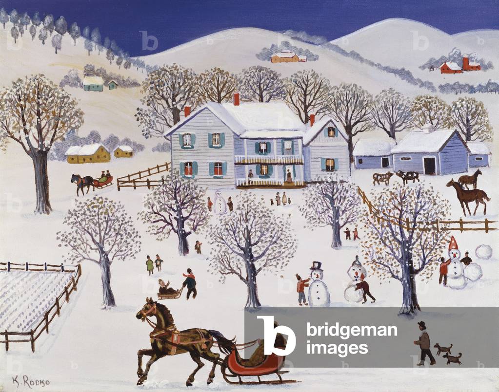 Prima neve 1996 (olio su tela)