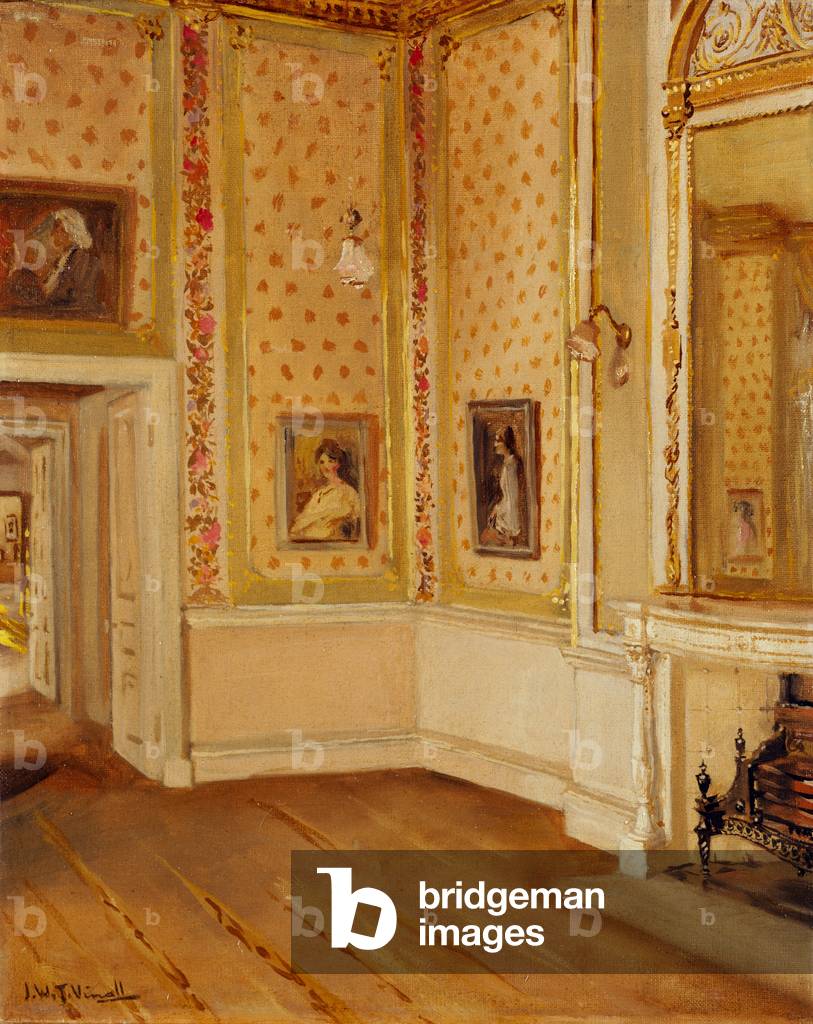 nord est camera da letto, chiswick casa (olio su tela)