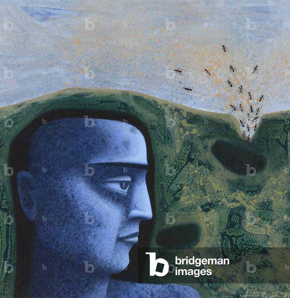 Immagine di Dipinto "Senza titolo", 2003 di Atin Basak