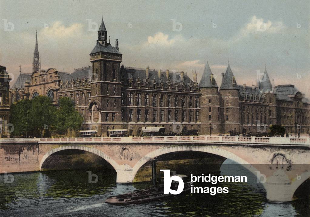 Paris: La Conciergerie et le Pont au Change, Die Conciergerie und die Pont au Change (Foto)