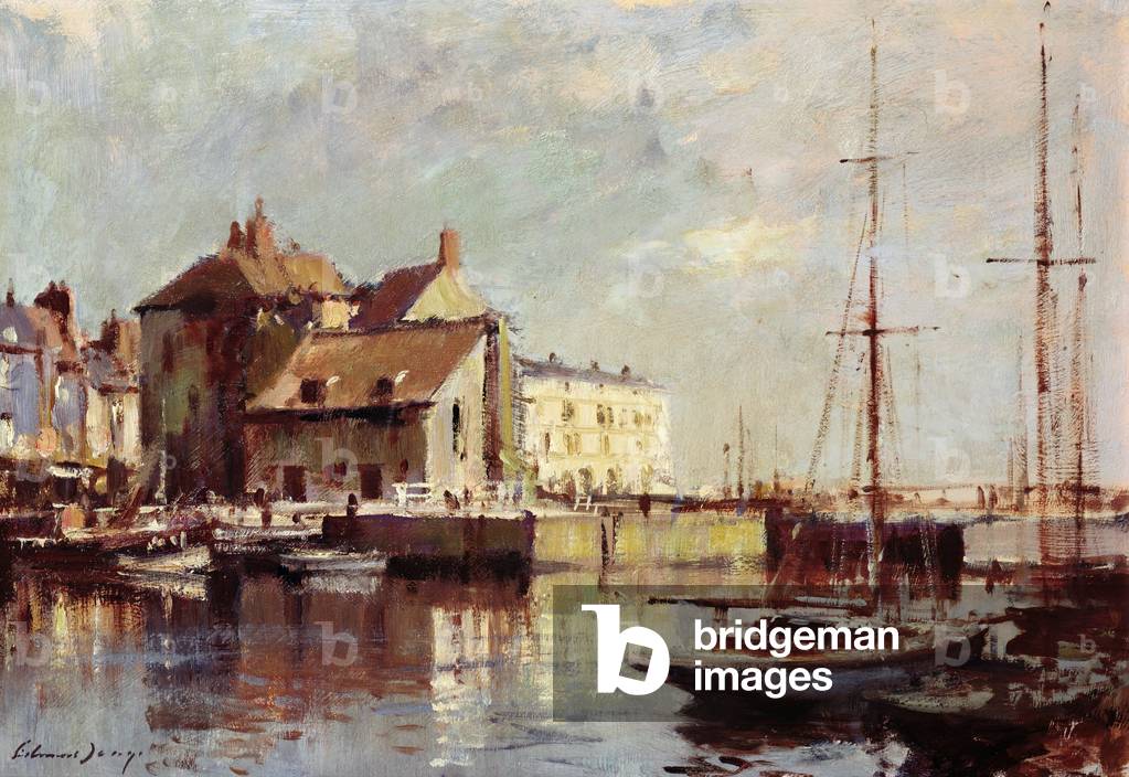 Image of Painting depicting Honfleur (oil on canvas) by Edward Seago