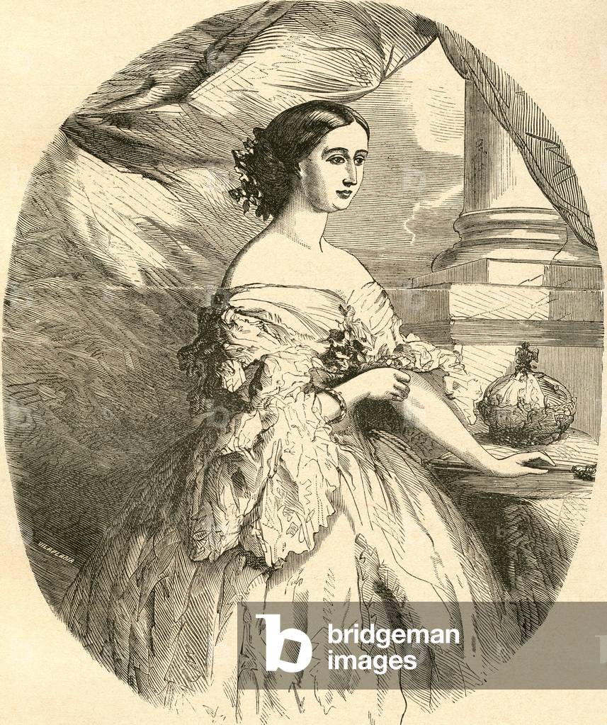 Eugénie de Montijo, 1887 (incisione)