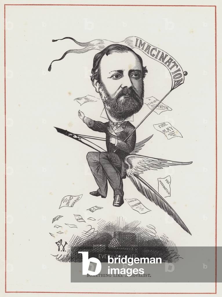 "Charles Reade (Gravur)" von Frederick Waddy