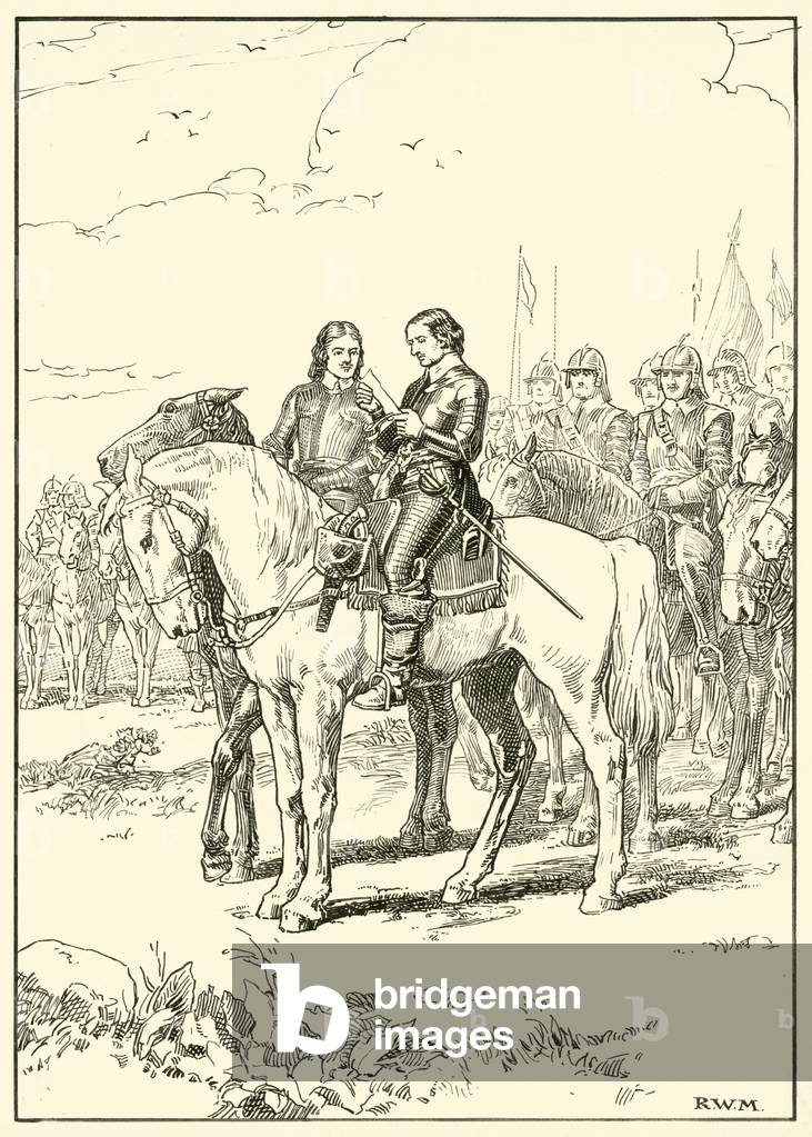 Oliver Cromwell (inchiostro su carta)